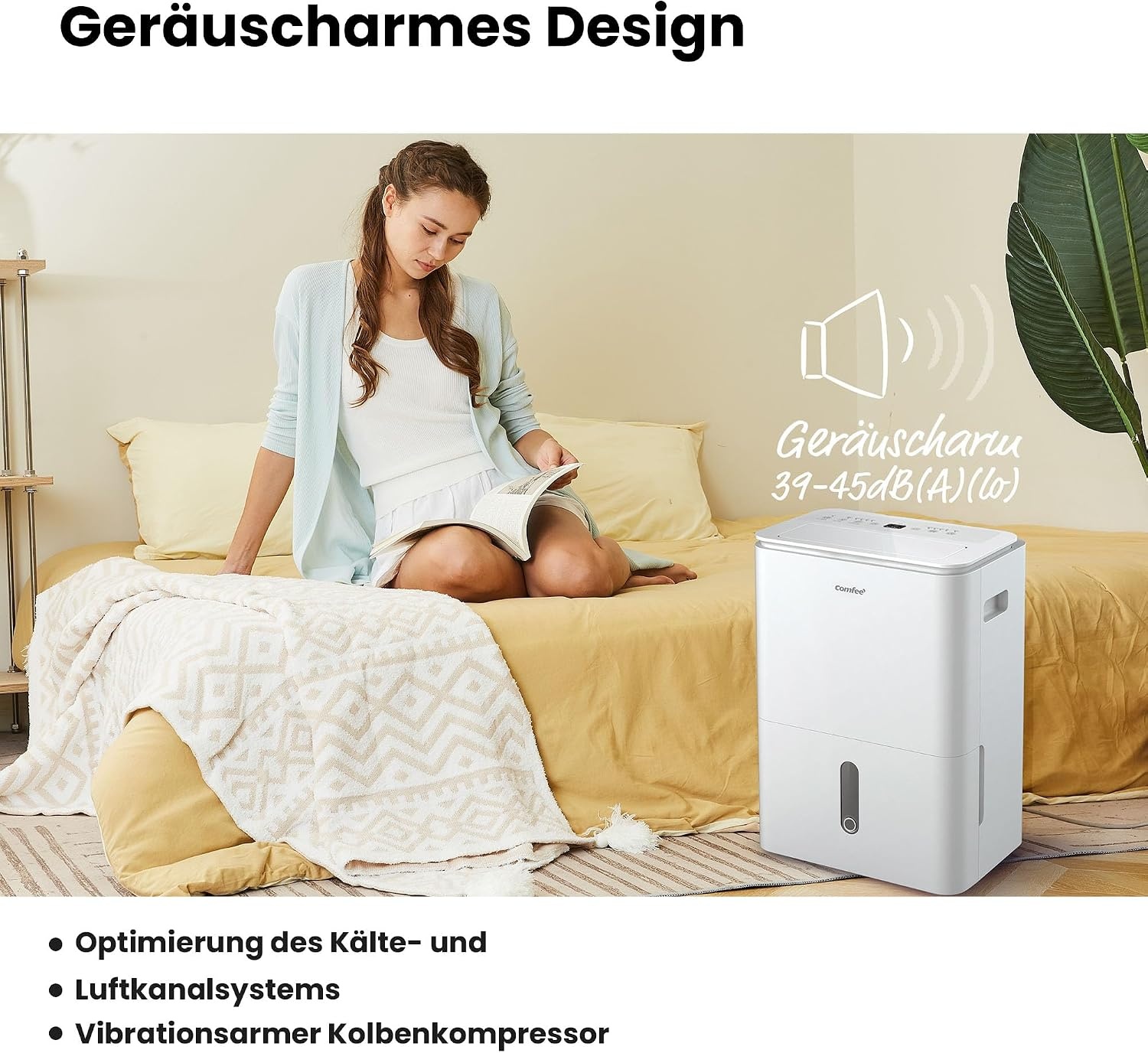 Luftentfeuchter 20L/Tag, wit, L - 35% Rabatt