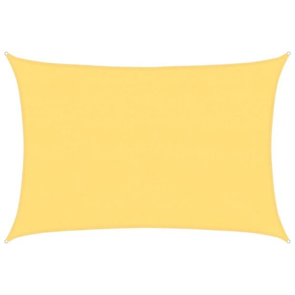 Rechteckiges Sonnensegel 4x5 m HDPE beige - 33% Rabatt