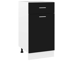 Vidaxl Küchen-Unterschrank Lyon, Schwarz, 40x46x81,5 cm - 40% Rabatt