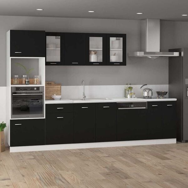 Unterschrank Lyon, 40 x 81,5 cm, Schwarz - 34% Rabatt