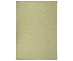 Vidaxl Außenteppich 160x230 cm Grün - Flachgewebe - 40% Rabatt