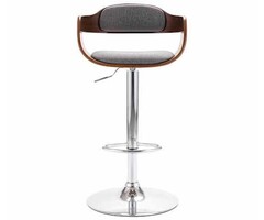 Vidaxl Barhocker Sperrholz/Stoff Lichtgrau, höhenverstellbar - 40% Rabatt
