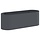 Stahl-Hochbeet 120 x 40 x 40 cm, Anthrazit - 34% Rabatt