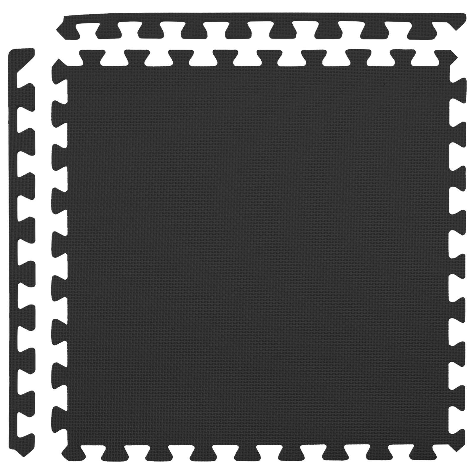 40-tlg. EVA-Bodenmatten-Set 14,4 m² Schwarz - 30% Rabatt