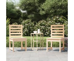 Vidaxl 2er Set Gartenstühle aus Kiefernholz - 46% Rabatt