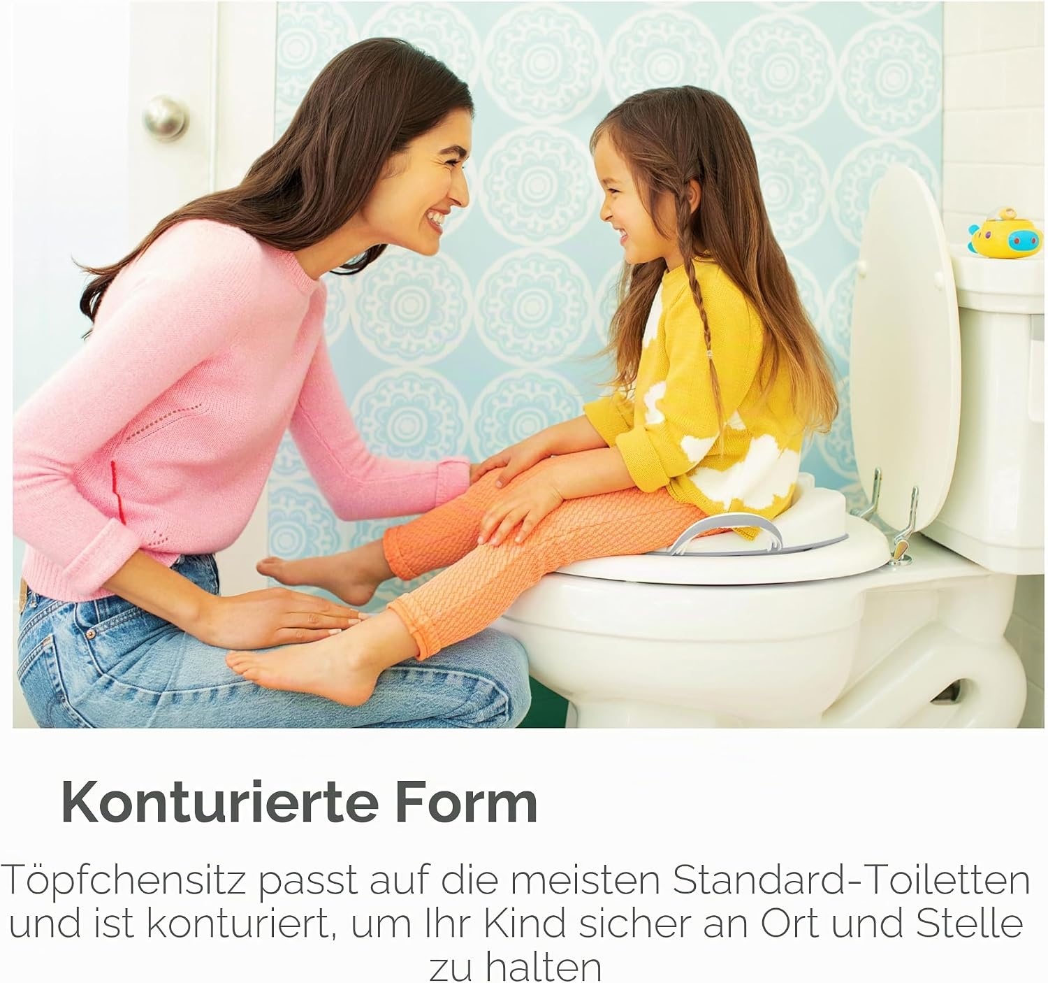 Toilettentrainer S Weiß - Rutschfester WC-Sitz - 29% Rabatt