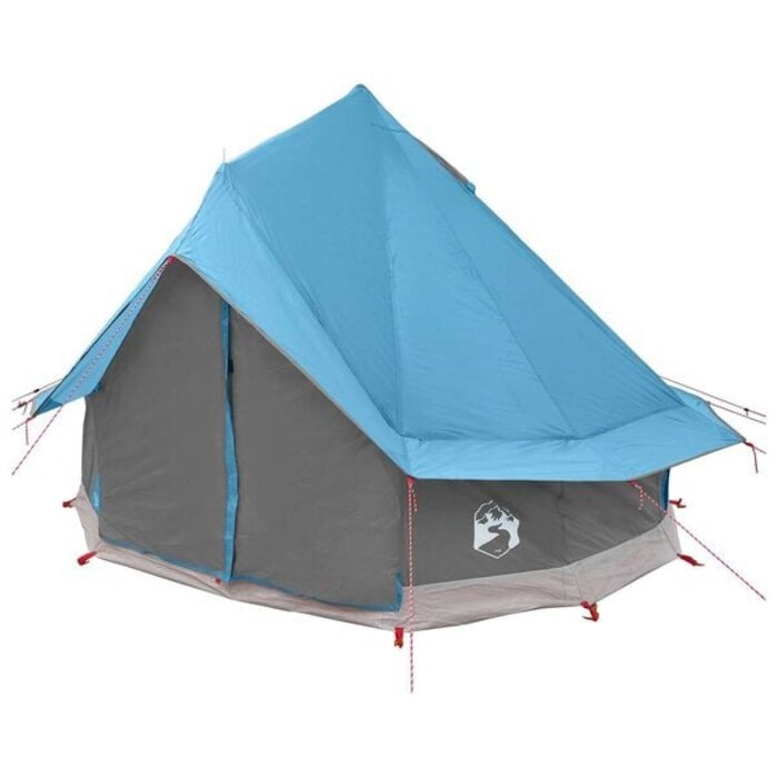 Tipi-Zelt für 4 Personen Blau 250x250cm - 34% Rabatt