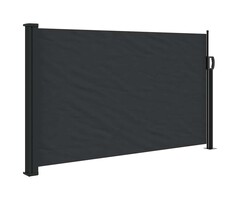 Vidaxl Ausziehbare Seitenmarkise 120x600 cm Schwarz - 40% Rabatt