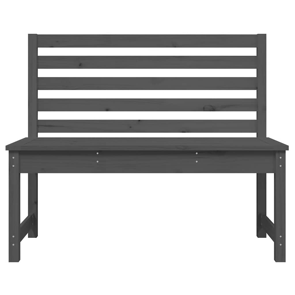 Gartenbank Kiefernholz Grau 109 cm - 34% Rabatt