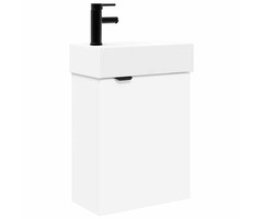 Vidaxl Waschbeckenunterschrank Set Weiß 45,5x84cm - 41% Rabatt