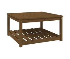 Vidaxl Gartentisch Kiefer Massiv honigbraun 82,5x82,5cm - 46% Rabatt