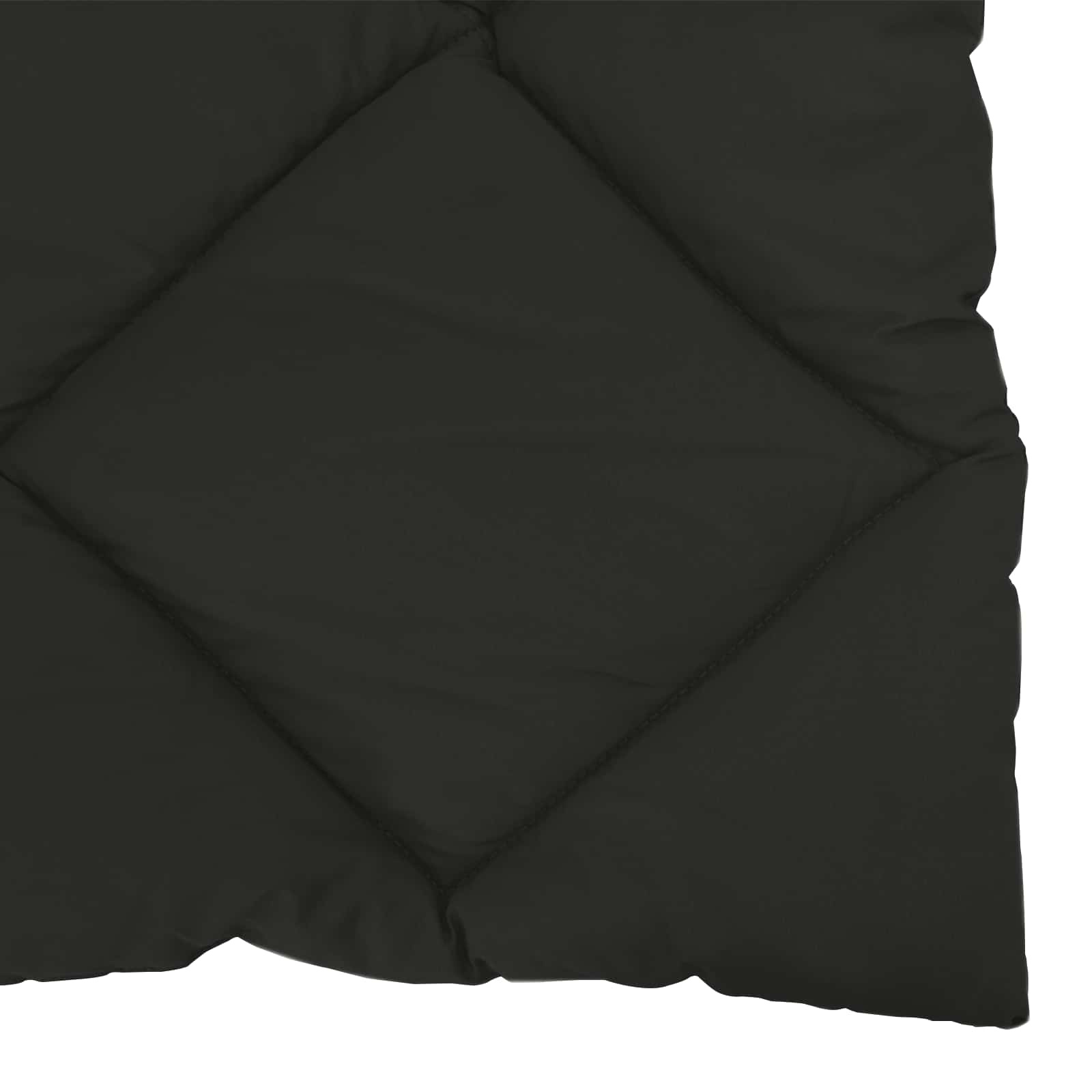 Ganzjahresbettdecke 140x220 cm Schwarz - 32% Rabatt