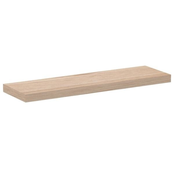 Schwebendes Wandregal 80x23,5 cm Eichenoptik - 31% Rabatt