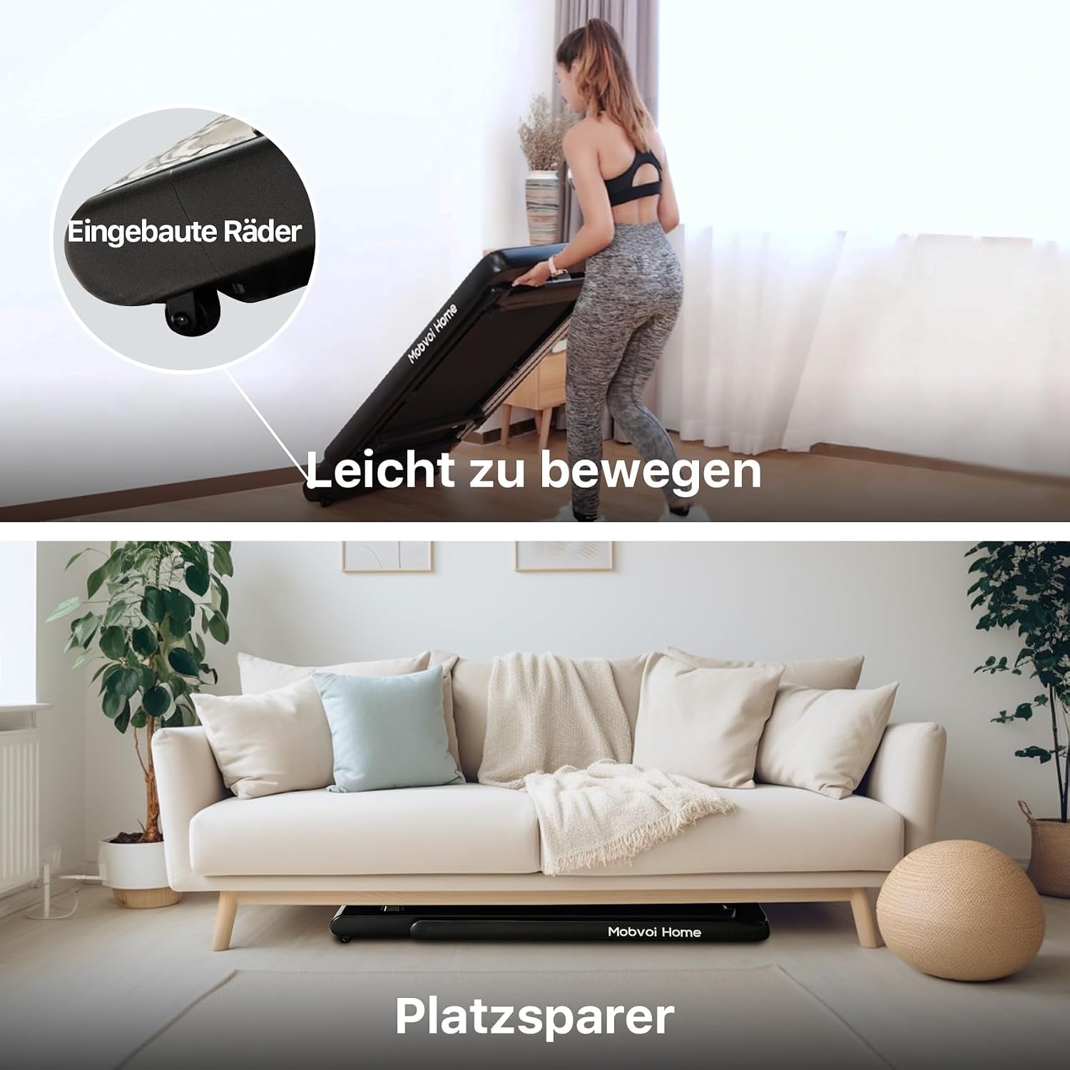 Klappbares Laufband 78x133 cm, Schwarz, 35% Rabatt