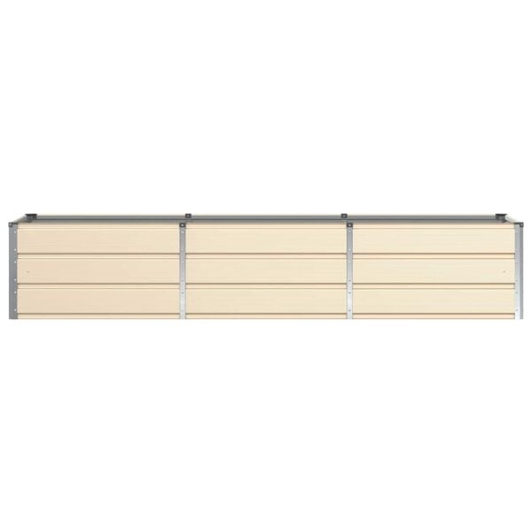Großer Pflanzkübel in Elfenbein, 240 x 80 x 45 cm, Stahl - 33% Rabatt