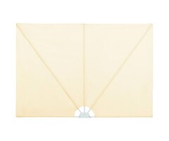 Vidaxl Faltbare Seitenmarkise 240x160 cm Creme - 39% Rabatt