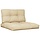 Palettenkissen-Set 2-tlg. Beige - 33% Rabatt
