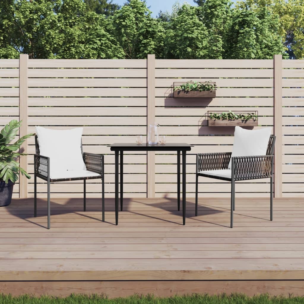 Polyrattan Gartenstühle 2er Set - 34% Rabatt auf Ausgepackt-Modell