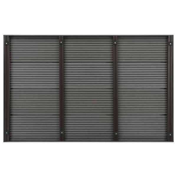 WPC Bodenplatte für Solardusche Poolleiter 101x63cm Grau - 34% Rabatt