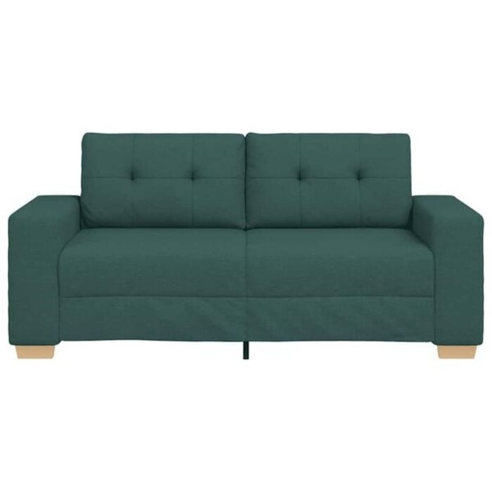 Loveseat Sofa in Dunkelgrün 180x77x82 cm - 35% Rabatt