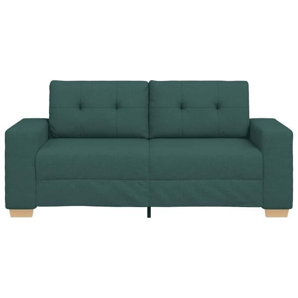 Loveseat Sofa in Dunkelgrün 180x77x82 cm - 35% Rabatt