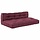 Palettensofa-Kissen 2-tlg. Bordeaux 120x80cm - 35% Rabatt