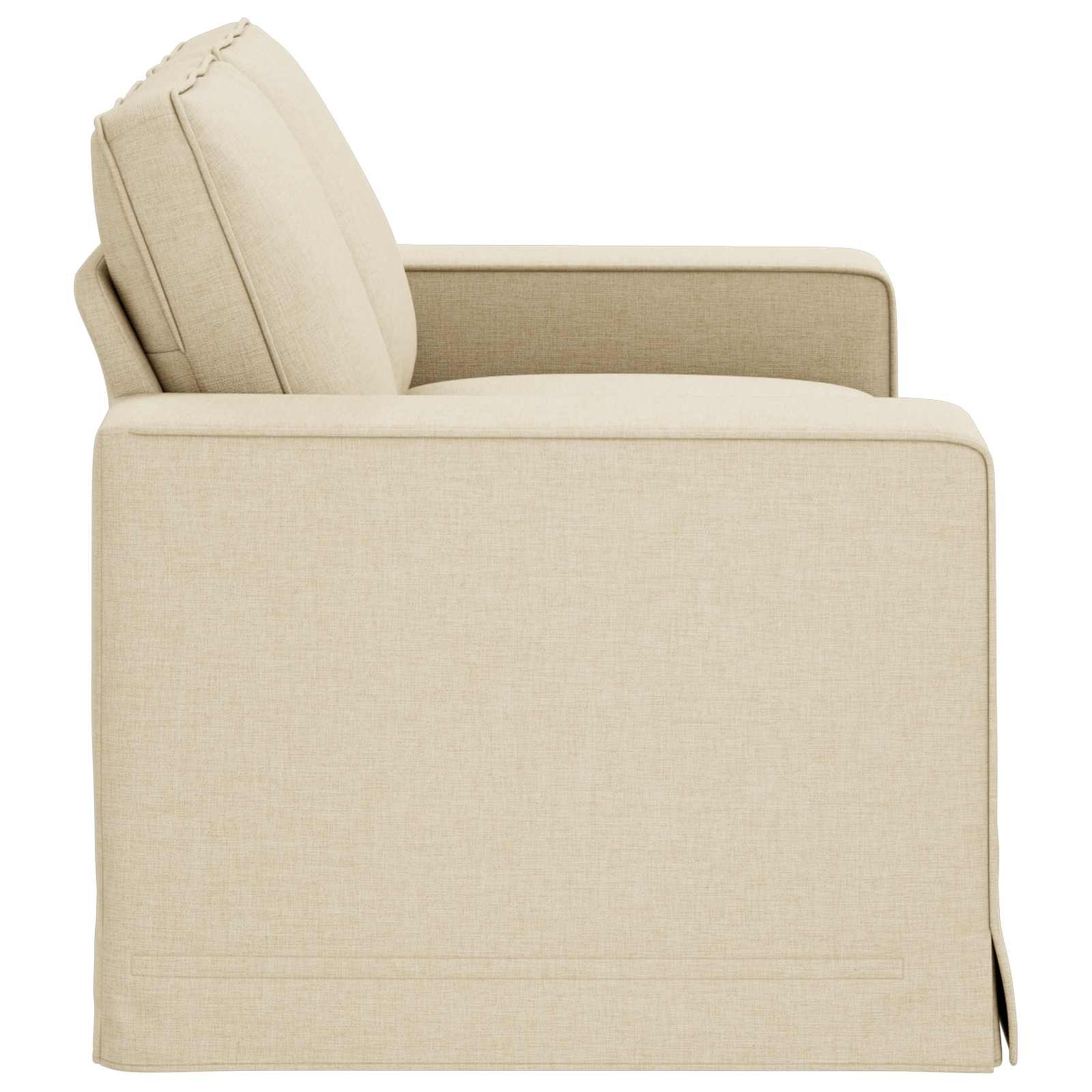 Modernes Sofa in Creme, 162 x 80 x 82 cm - 35% Rabatt