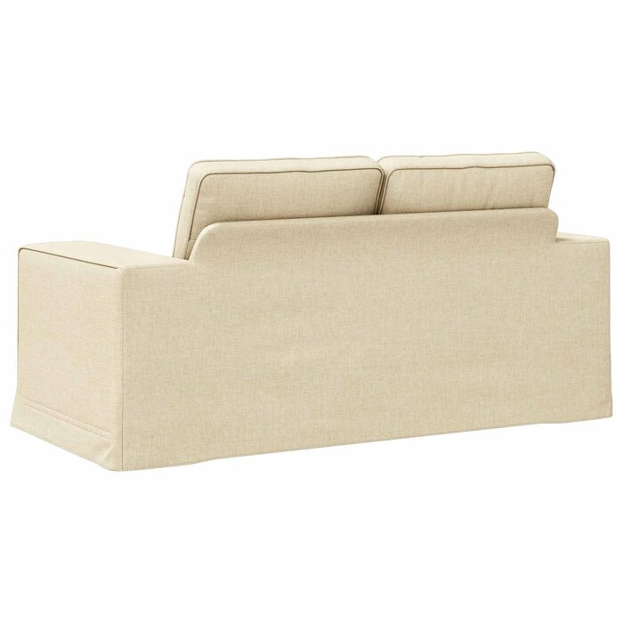 Modernes Sofa in Creme, 162 x 80 x 82 cm - 35% Rabatt