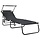 Klappbare Sonnenliege in Schwarz, 190x57cm - 33% Rabatt