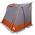 Heckzelt für Campingbusse 285x255cm - Grau/Orange - 35% Rabatt