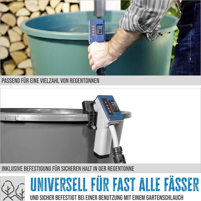 Akku-Regentonnenpumpe 12V 1500 l/h - 33% Rabatt auf ausgepacktes Einzelstück