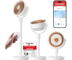 Amazon Intelligenter Bodenventilator, RGB-Licht, Weiß mit Beige - 34% Rabatt