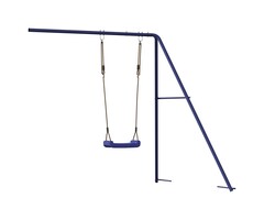 Vidaxl Kinderrutsche mit Schaukel Blau - 188 x 160 x 162 cm - 50% Rabatt