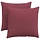 Sofakissen 2er-Set, 45x45 cm, Weinrot - 31% Rabatt