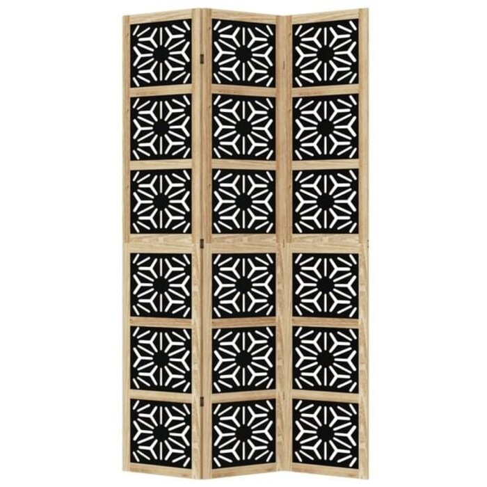 Spanische Wand aus Paulownia-Holz, 110 x 200 cm - 34% Rabatt