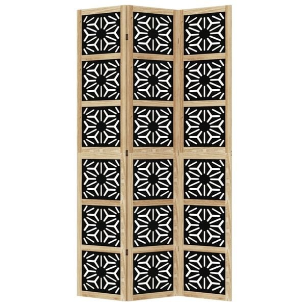 Spanische Wand aus Paulownia-Holz, 110 x 200 cm - 34% Rabatt