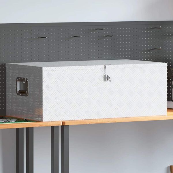 Vidaxl Aluminium Aufbewahrungsbox 100x55x37 cm - 35% Rabatt
