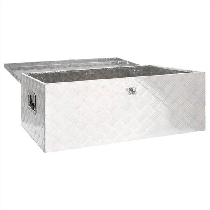 Vidaxl Aluminium Aufbewahrungsbox 100x55x37 cm - 35% Rabatt