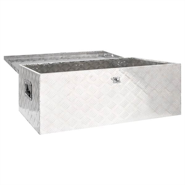 Vidaxl Aluminium Aufbewahrungsbox 100x55x37 cm - 35% Rabatt
