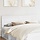 Weißes Bett-Kopfteil 203x90 cm aus Holzwerkstoff - 34% Rabatt