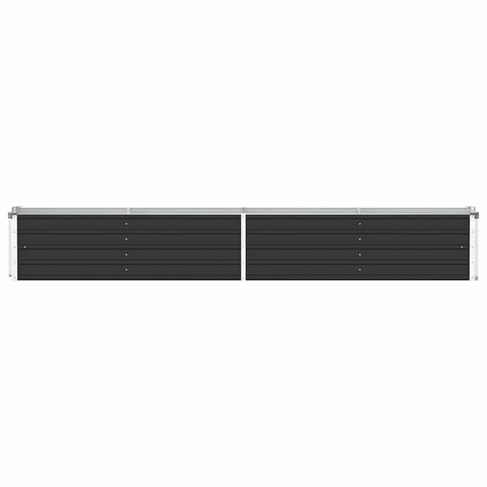 Robustes Hochbeet Stahl Anthrazit 320x40x45cm - 34% Rabatt
