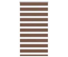 Vidaxl Zebra Doppelrollo 90x150 cm Braun - 41% Rabatt