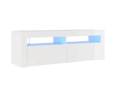 Vidaxl TV-Board mit LED-Beleuchtung Weiß 120cm - 34% Rabatt