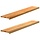 2x Fensterbank aus massivem Eichenholz 140x25x2 cm, 34% Rabatt
