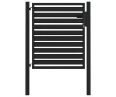 Vidaxl Gartentor 100x100 cm Aluminium Schwarz - 47% Rabatt