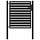 Gartentor Aluminium 100x100 cm Schwarz - 35% Rabatt