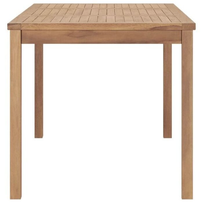 Massiver Teakholz Gartentisch 160x80x77 cm - 35% Rabatt