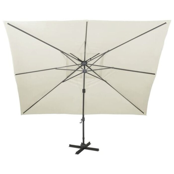 Ampelschirm 400x300 cm Sandfarben - 35% Rabatt