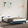 Samt-Bettgestell 120x200 cm Dunkelblau - 34% Rabatt