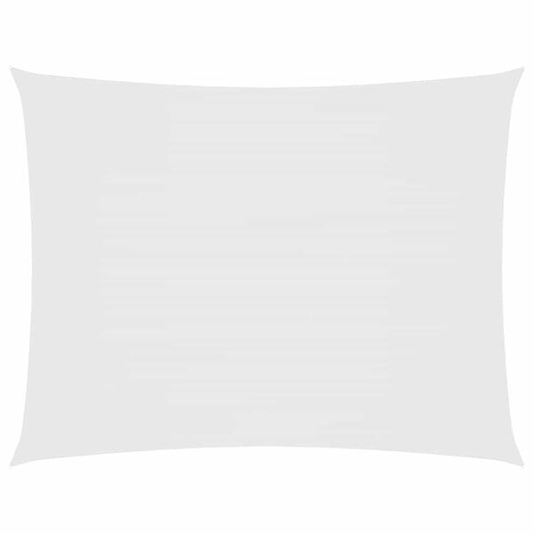 Sonnensegel 3x6 m Rechteckig Oxford-Gewebe Weiß - 34% Rabatt